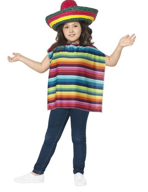 Mexické dítě Poncho a Sombrero