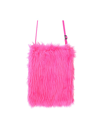 Fluo Pink Plysh Bag