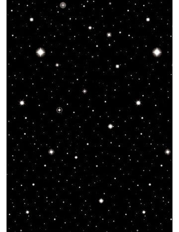 Star Night Wall Decoration 1,2 x 12,2 m