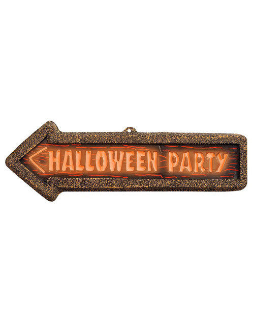 Halloweenská strana Signage Arrow