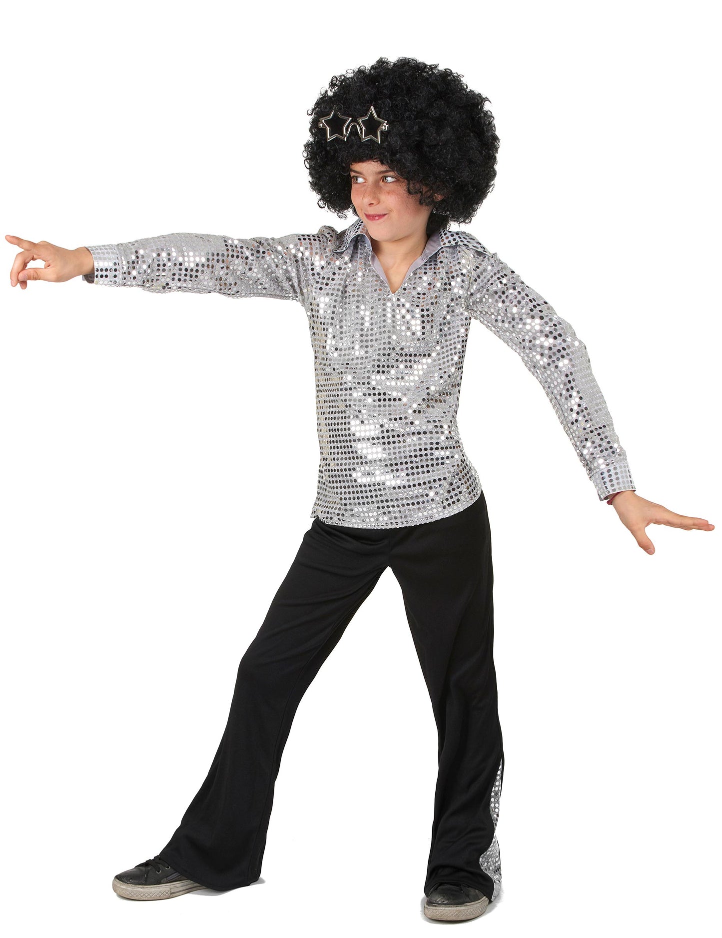 Silver Disco Costume Flicins Boy