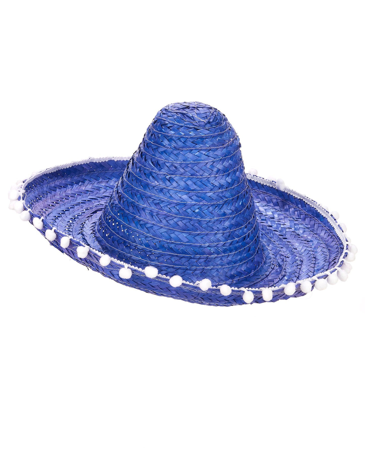 Blue Sombrero s dospělými hranicemi Pompom