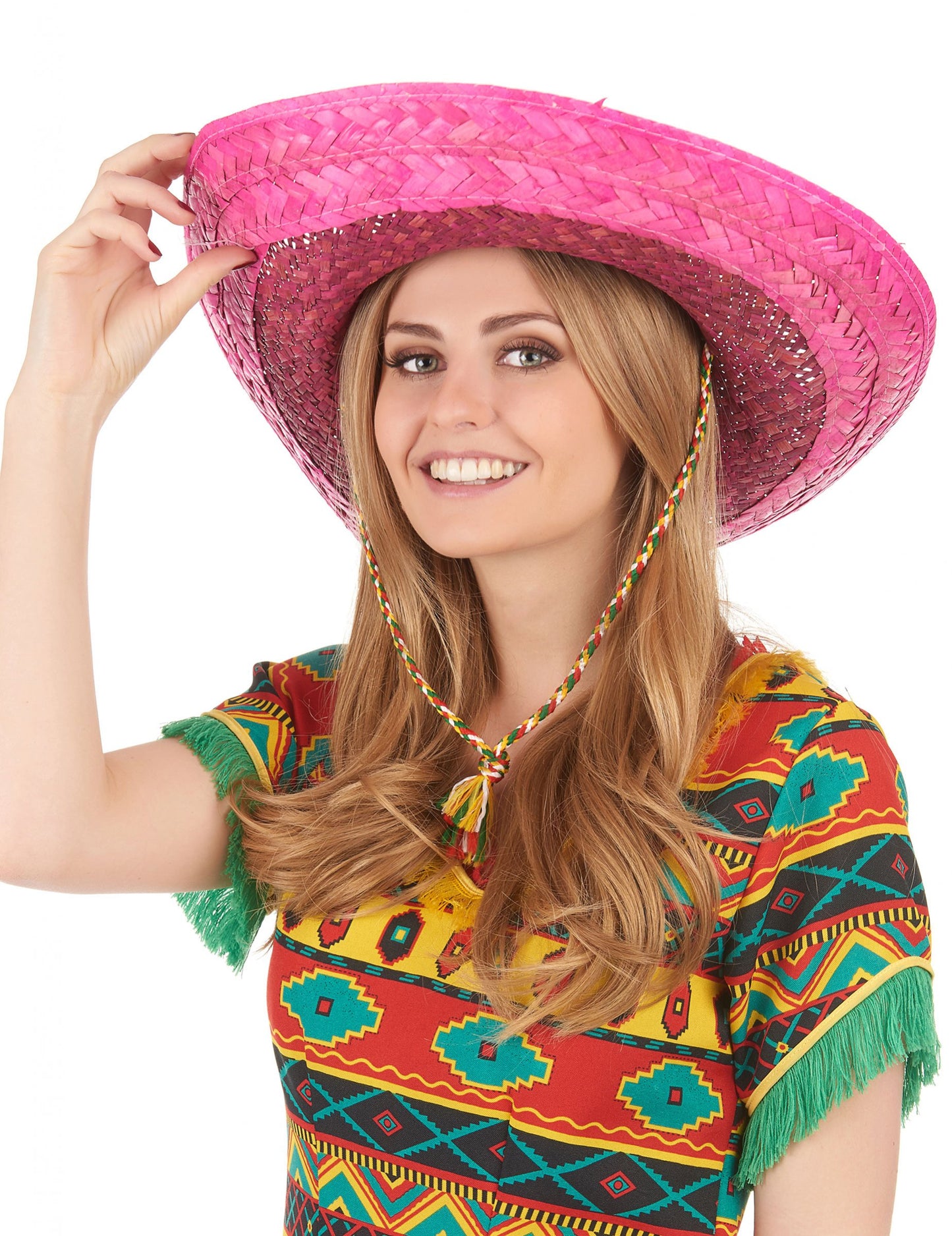 Dospělý růžový mexický sombrero