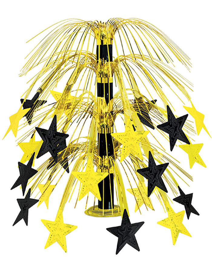 Black and Golden Star Table Center 45,7 cm