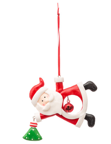 Pozastavení Santa Claus s náhodným modelem GLOT 10 cm