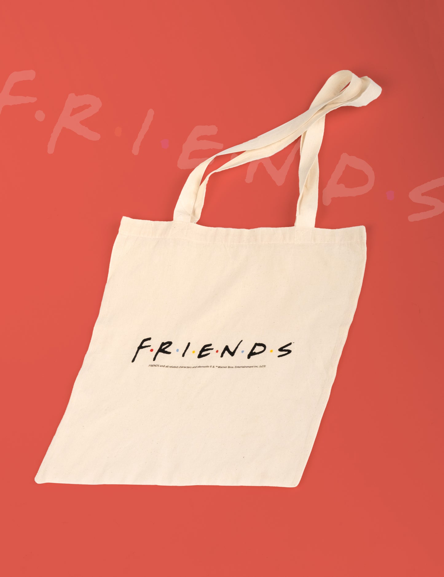 Tote Bag En Cotton Friends 28x32cm