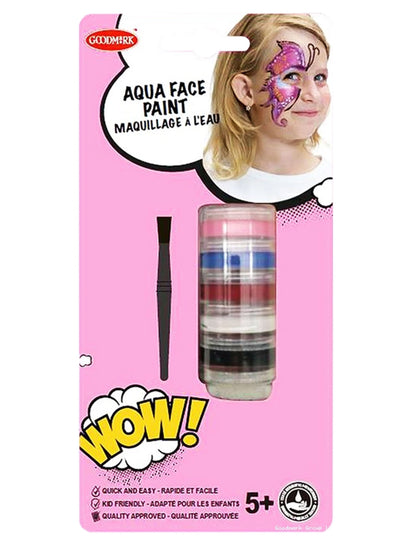 Make -up se otočte s dívkami s štětcem a houbou