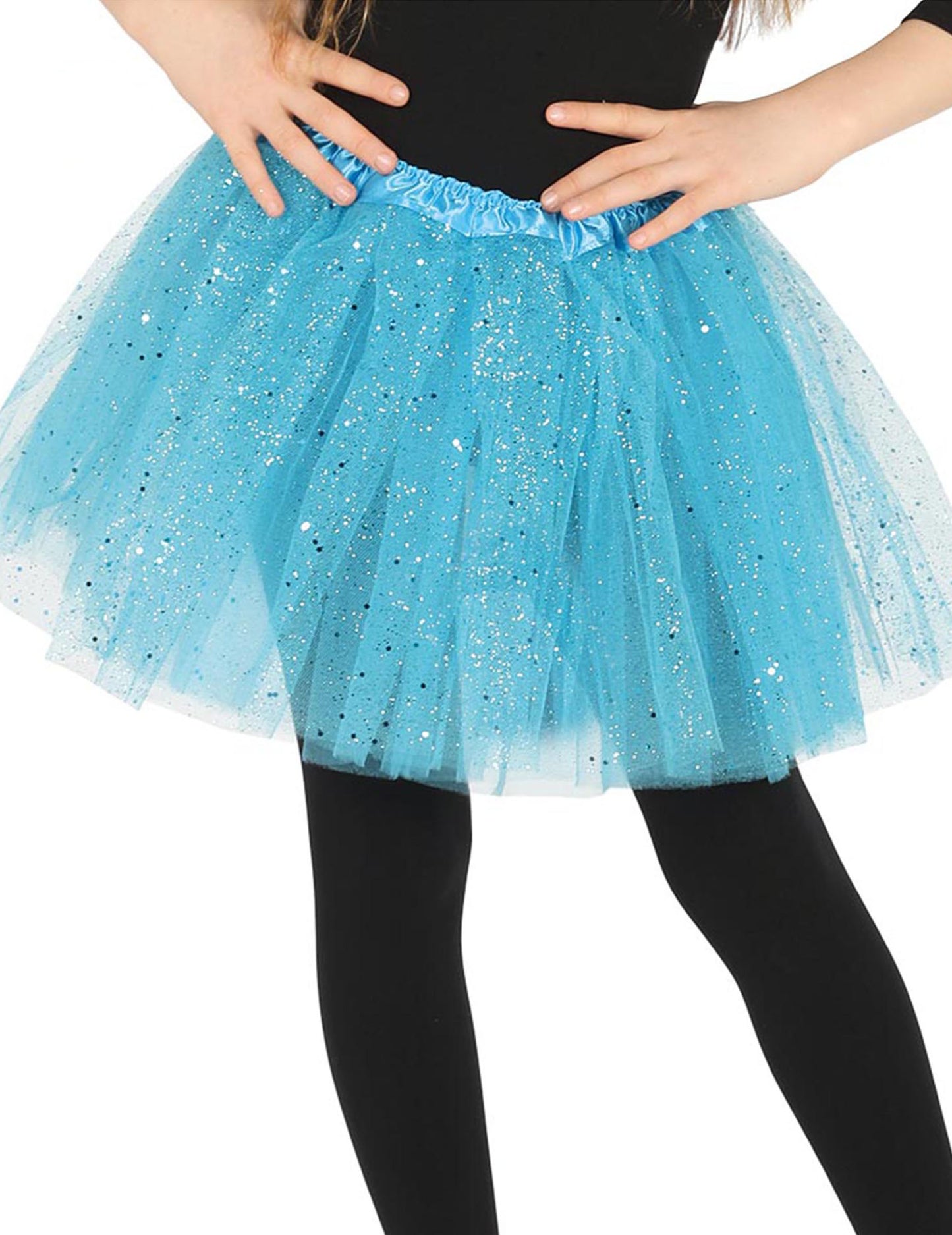 Blue tutu s třpytivou dívkou