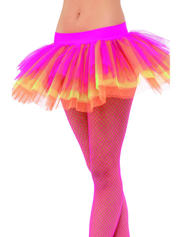 Fluo multicolor tutu dámské baleríny