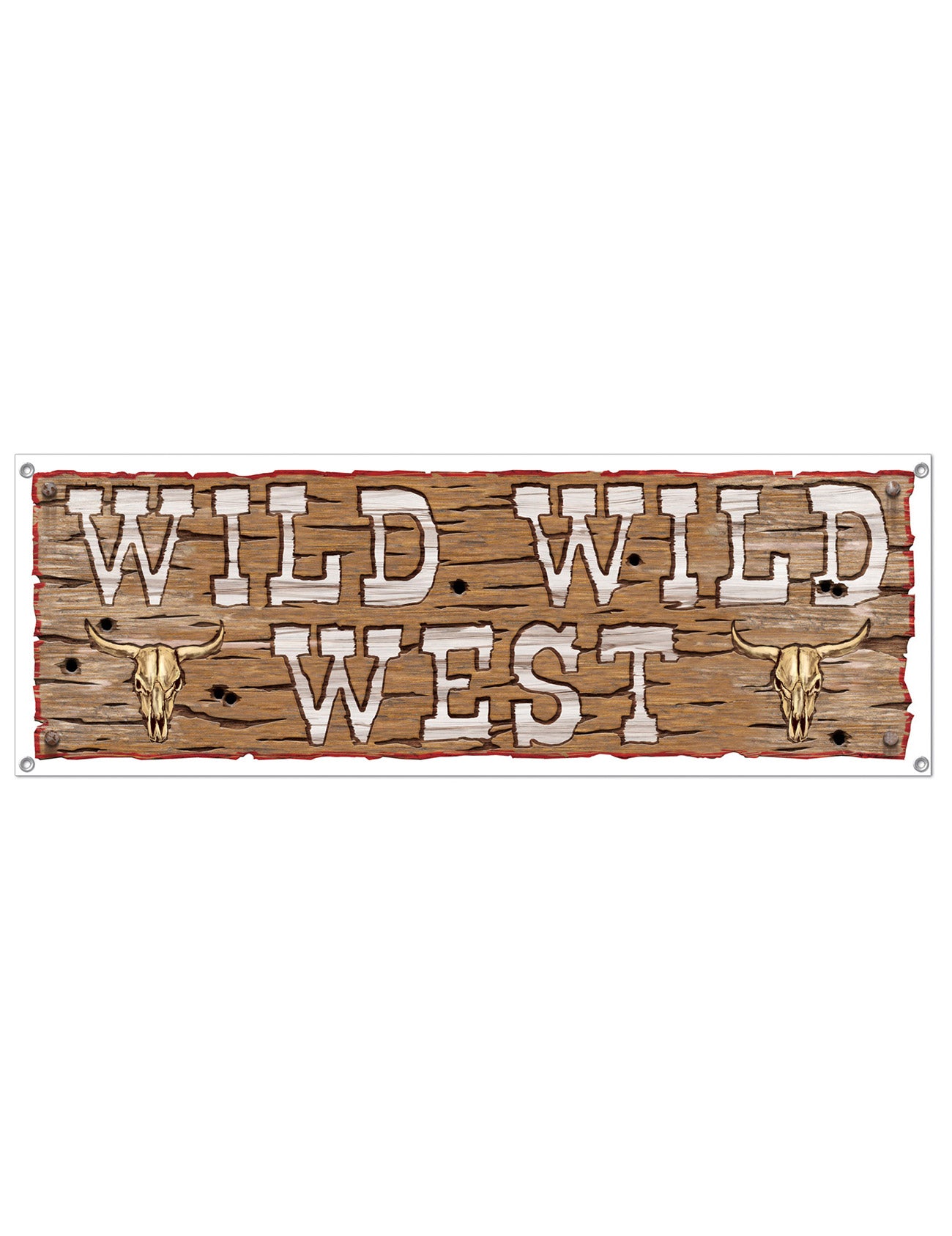 Wild Wild West 1,5 m x 53,3 cm plastový banner