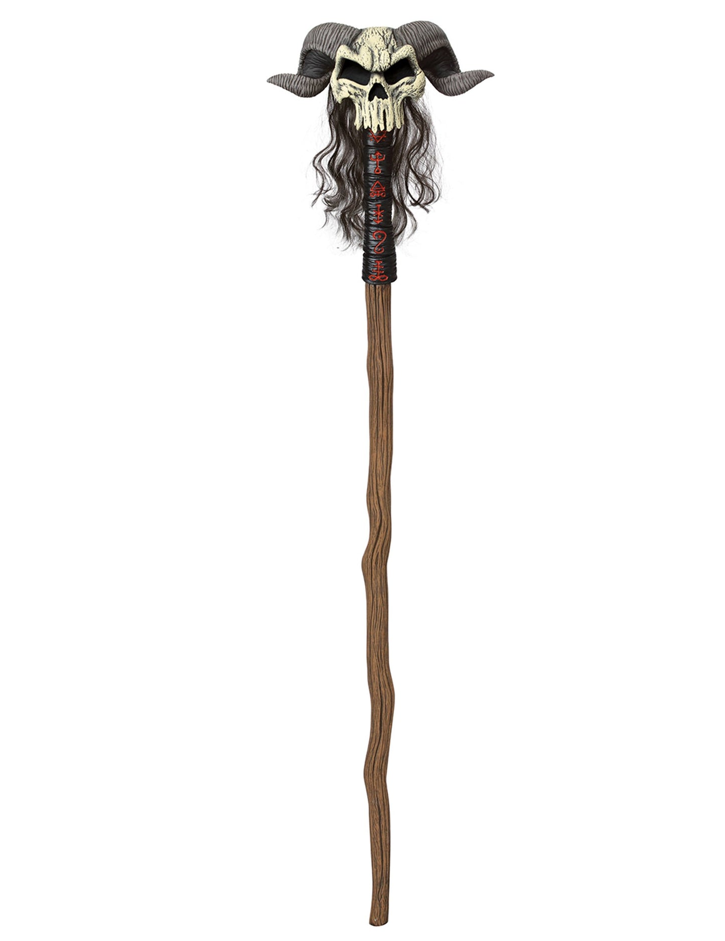 Čarodějnice kouzelníka Scepter s lebkou 147 cm